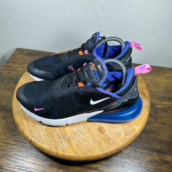 Nike Air Max 270 Black Astronomy Blue Men\'s Size 9 Shoes Sneakers DC1858-001 main image 8